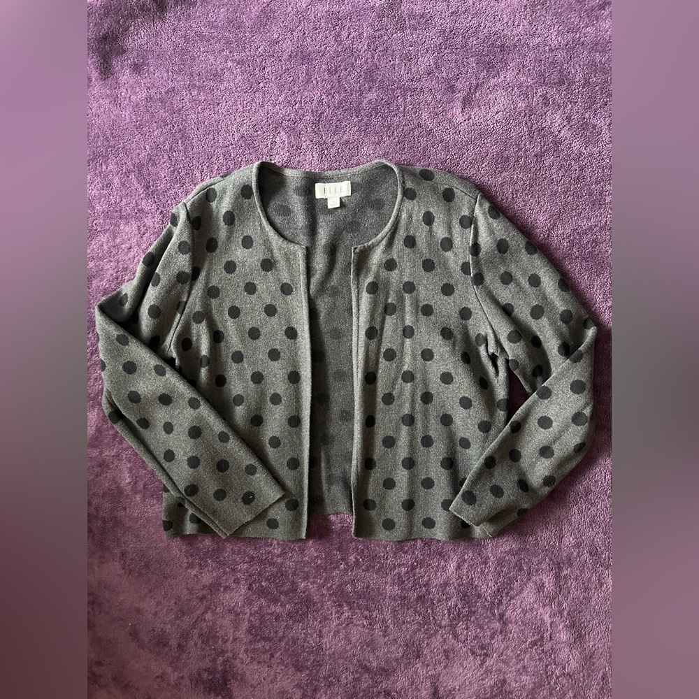 Heavy Polka Dot Cardigan